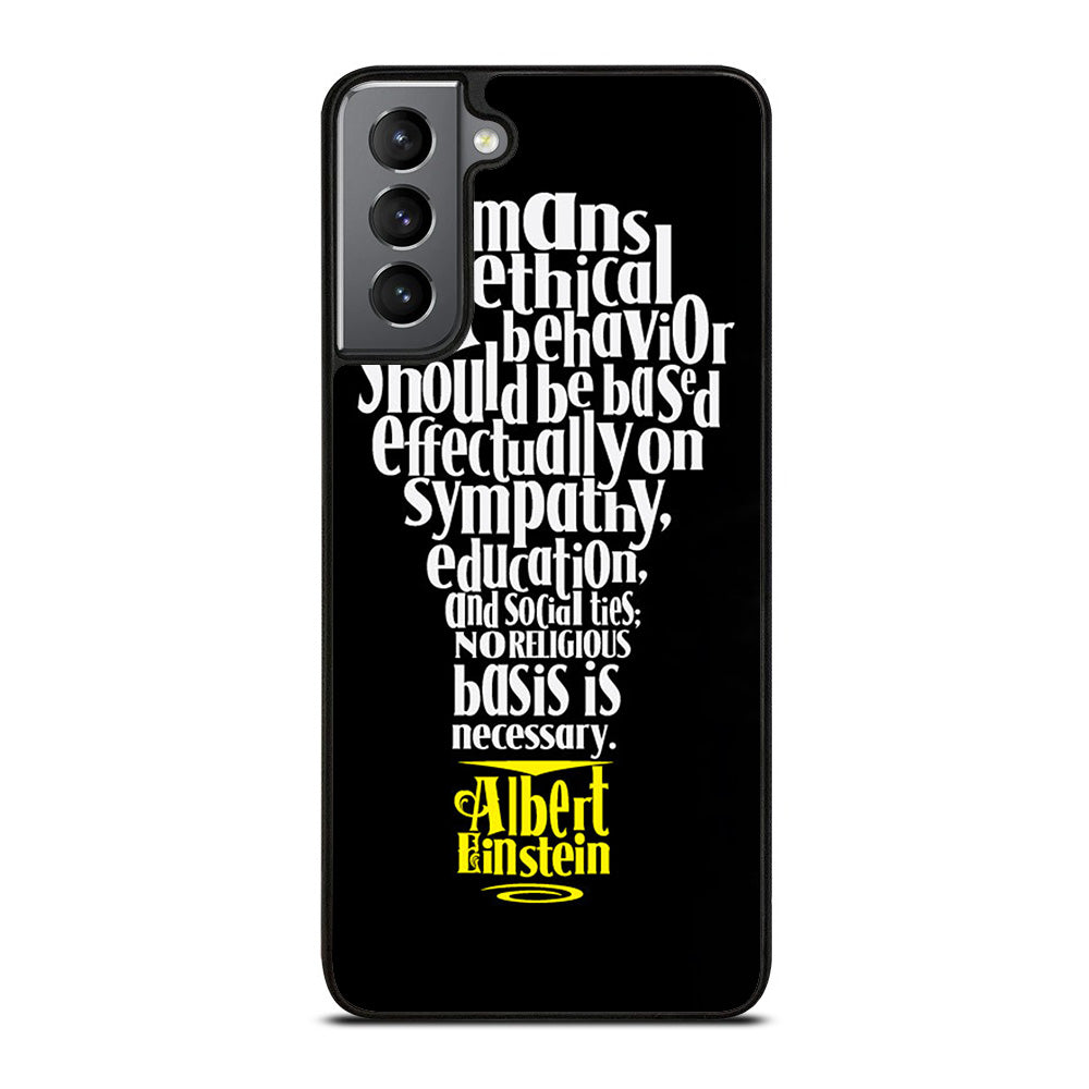 ALBERT EINSTEIN 'S THINKING Samsung Galaxy S21 Plus 5G Case