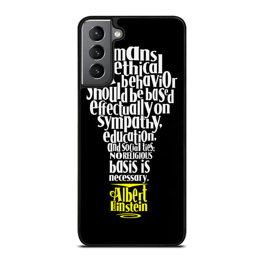 ALBERT EINSTEIN 'S THINKING Samsung Galaxy S21 Plus 5G Case