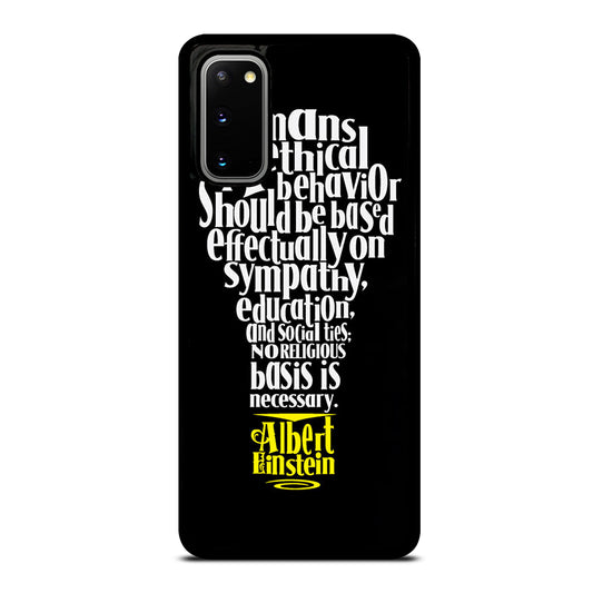 ALBERT EINSTEIN 'S THINKING Samsung Galaxy S20 / S20 5G Case