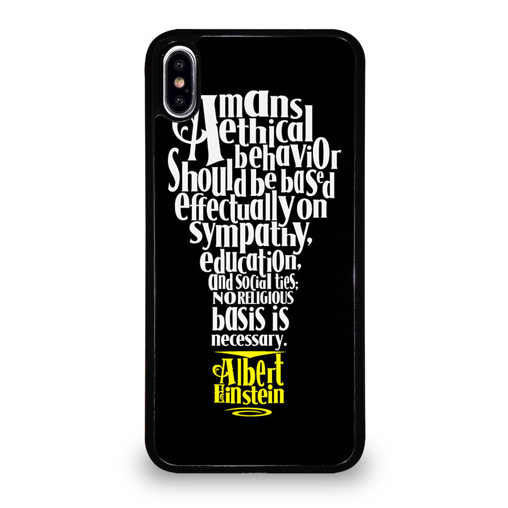 ALBERT EINSTEIN 'S THINKING iPhone XS Max Case