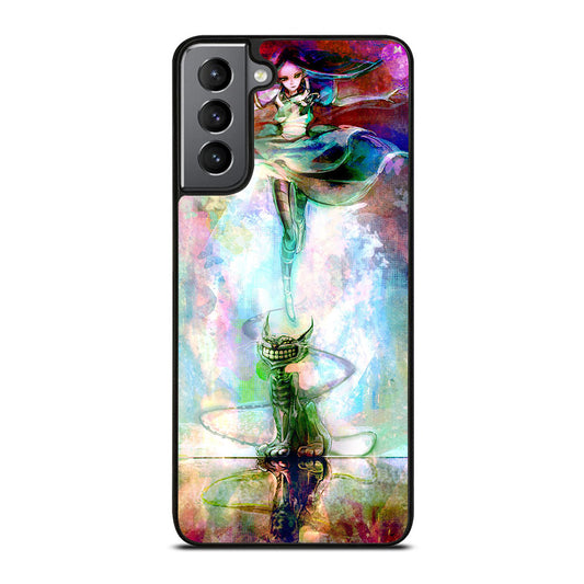 ALICE IN WONDERLAND PAINT Samsung Galaxy S21 Plus 5G Case