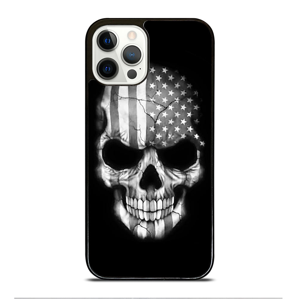 AMERICAN FLAG PUNISHER SKUL iPhone 12 Pro Case
