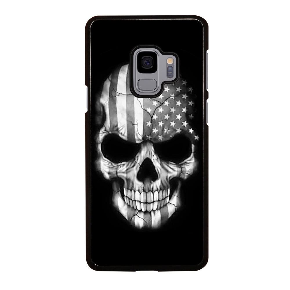 AMERICAN FLAG PUNISHER SKUL Samsung Galaxy S9 Case