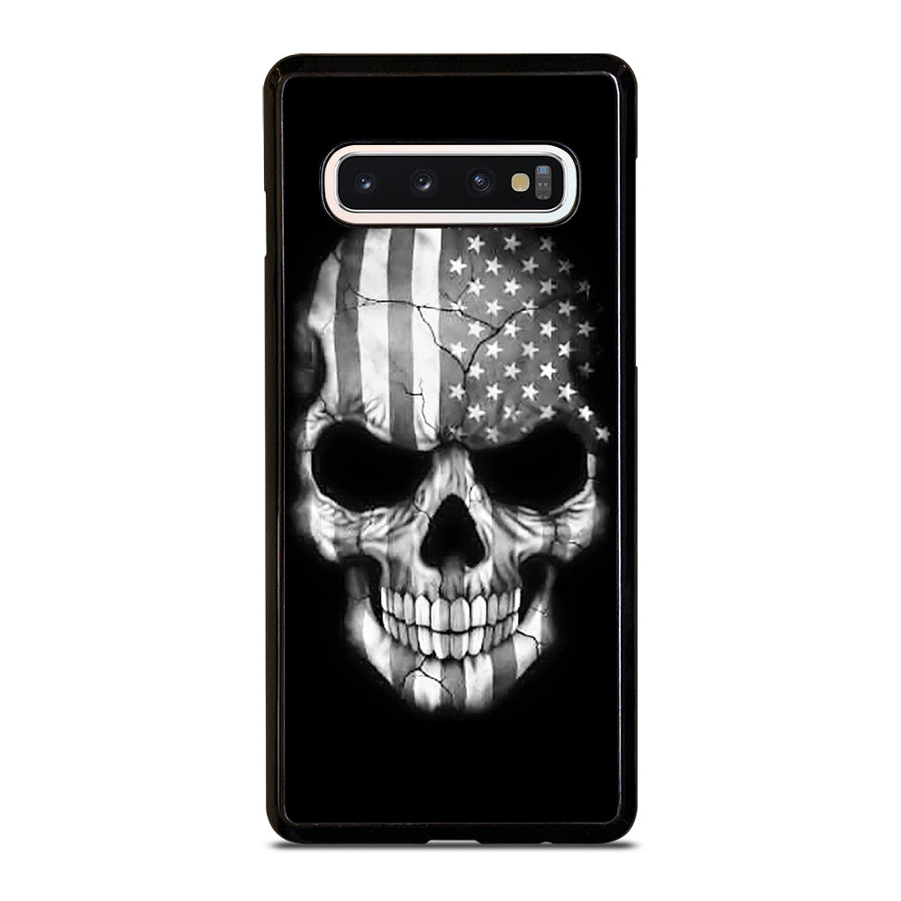 AMERICAN FLAG PUNISHER SKUL Samsung Galaxy S10 Case