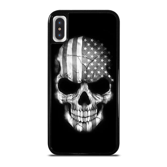 AMERICAN FLAG PUNISHER SKUL iPhone X / XS Case