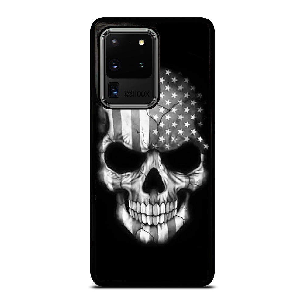 AMERICAN FLAG PUNISHER SKUL Samsung Galaxy S20 Ultra / S20 Ultra 5G Case