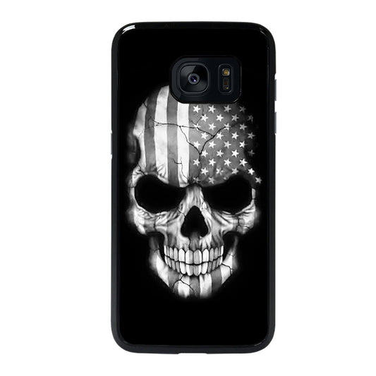 AMERICAN FLAG PUNISHER SKUL Samsung Galaxy S7 Edge Case