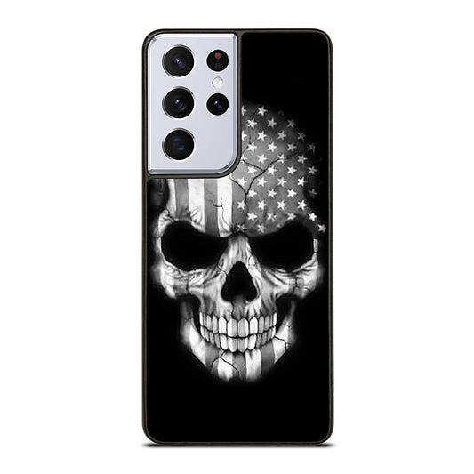 AMERICAN FLAG PUNISHER SKUL Samsung Galaxy S21 Ultra 5G Case
