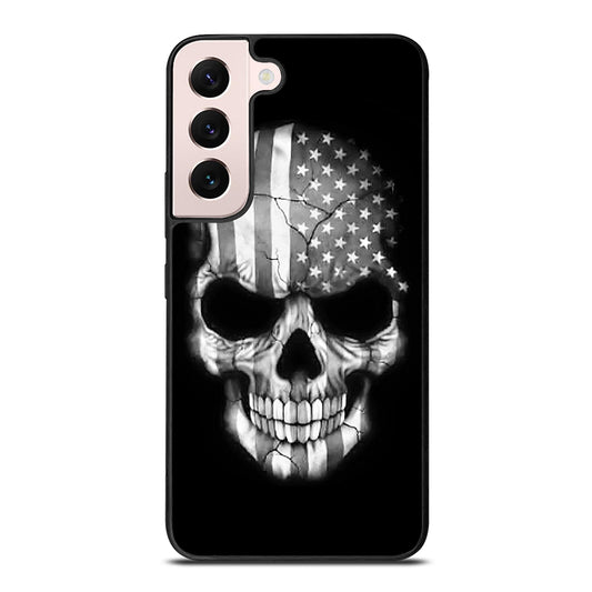 AMERICAN FLAG PUNISHER SKUL Samsung Galaxy S22 Plus 5G Case