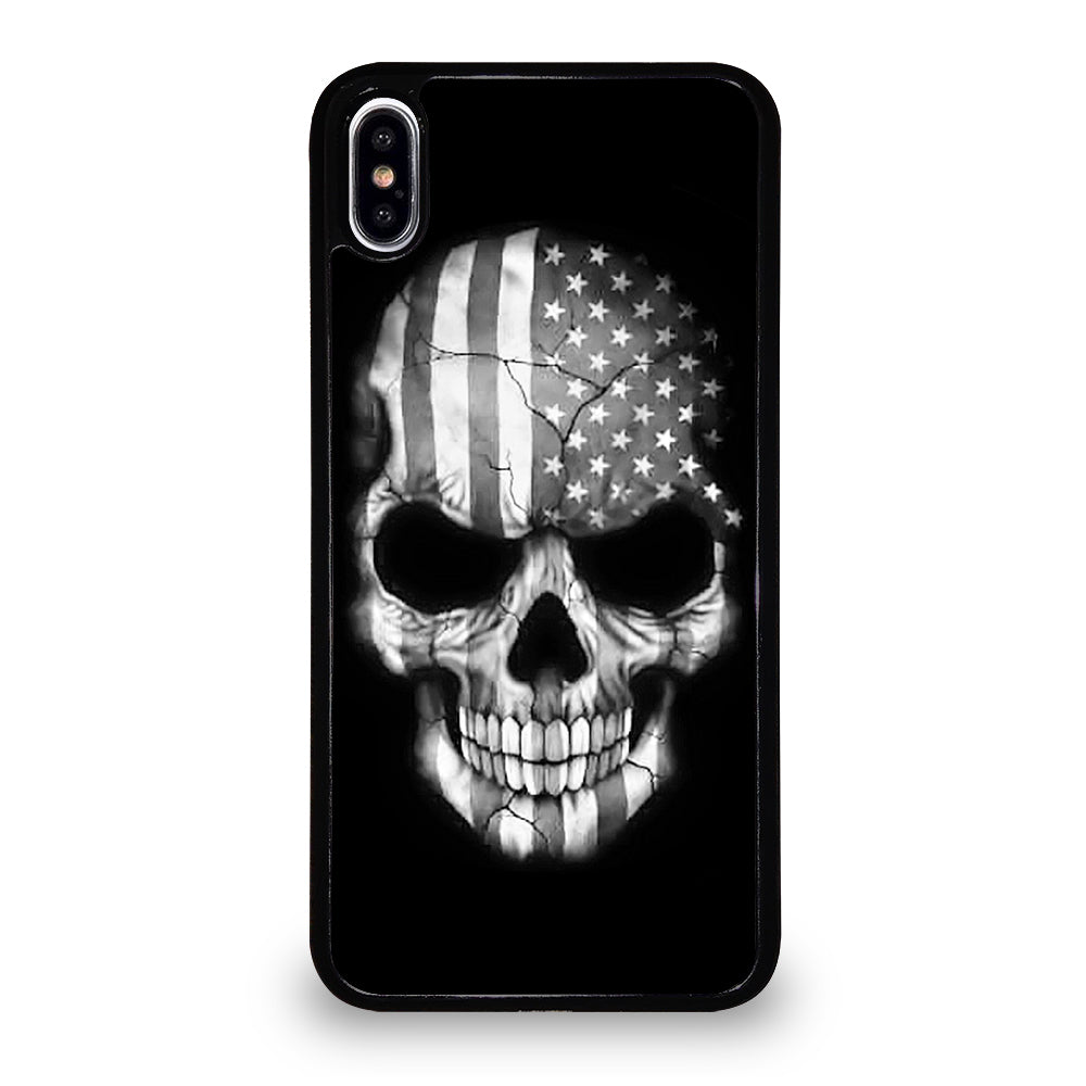 AMERICAN FLAG PUNISHER SKUL iPhone XS Max Case