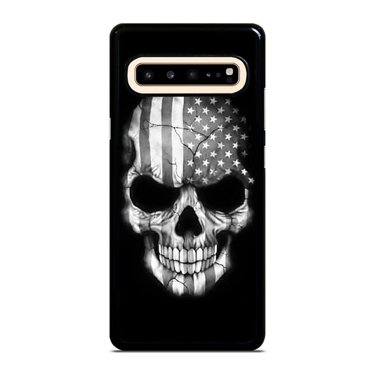 AMERICAN FLAG PUNISHER SKUL Samsung Galaxy S10 5G Case