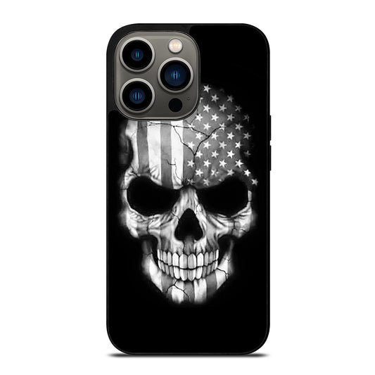 AMERICAN FLAG PUNISHER SKUL iPhone 13 Pro Case