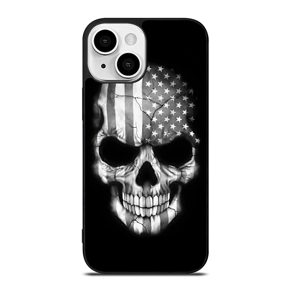 AMERICAN FLAG PUNISHER SKUL iPhone 13 Mini Case