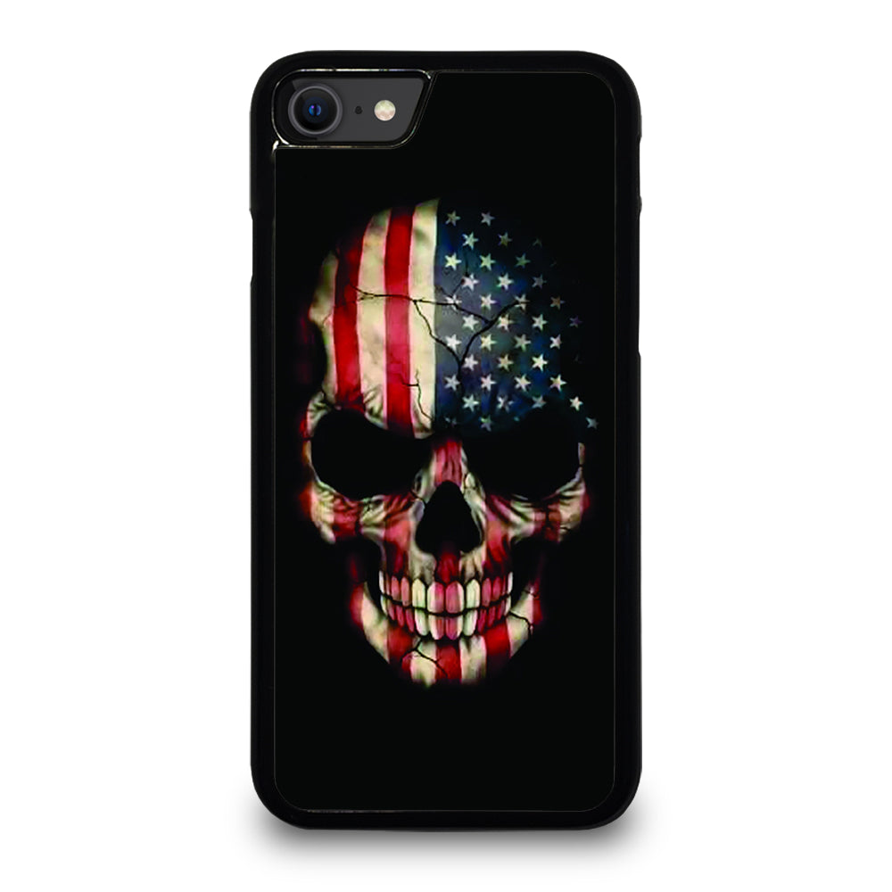 AMERICAN FLAG SKUL iPhone SE 2020 Case