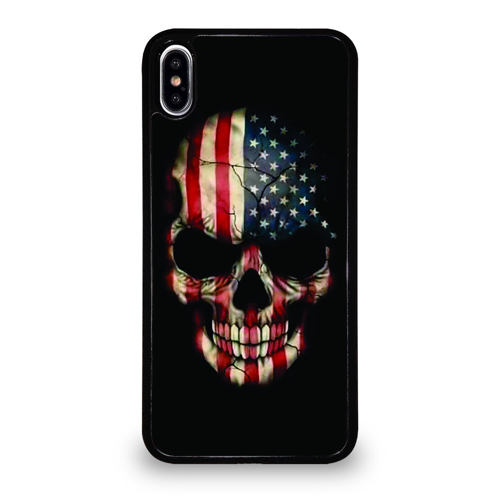 AMERICAN FLAG SKUL iPhone XS Max Case
