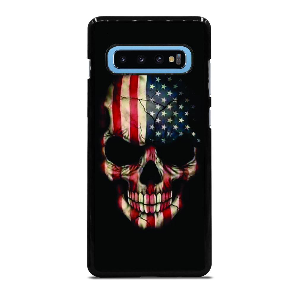 AMERICAN FLAG SKUL Samsung Galaxy S10 Plus Case