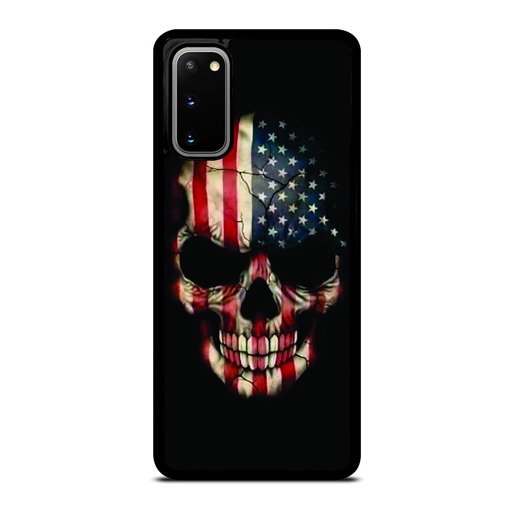 AMERICAN FLAG SKUL Samsung Galaxy S20 / S20 5G Case