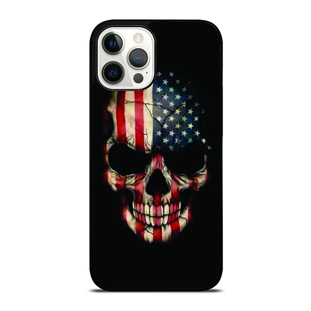 AMERICAN FLAG SKUL iPhone 12 Pro Max Case