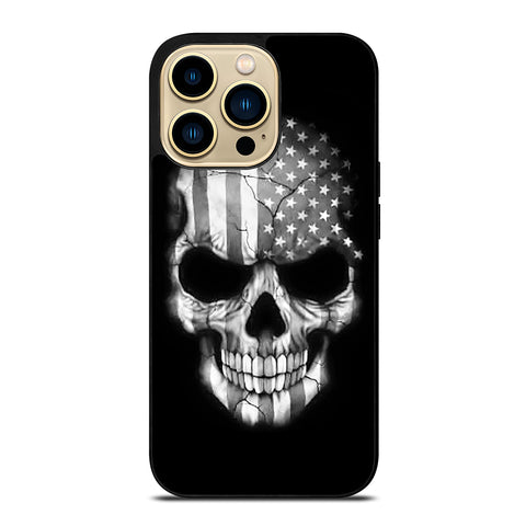 AMERICAN FLAG PUNISHER SKUL iPhone 14 Pro Max Case