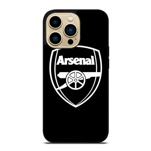 ARSENAL BLACK LOGO iPhone 14 Pro Max Case