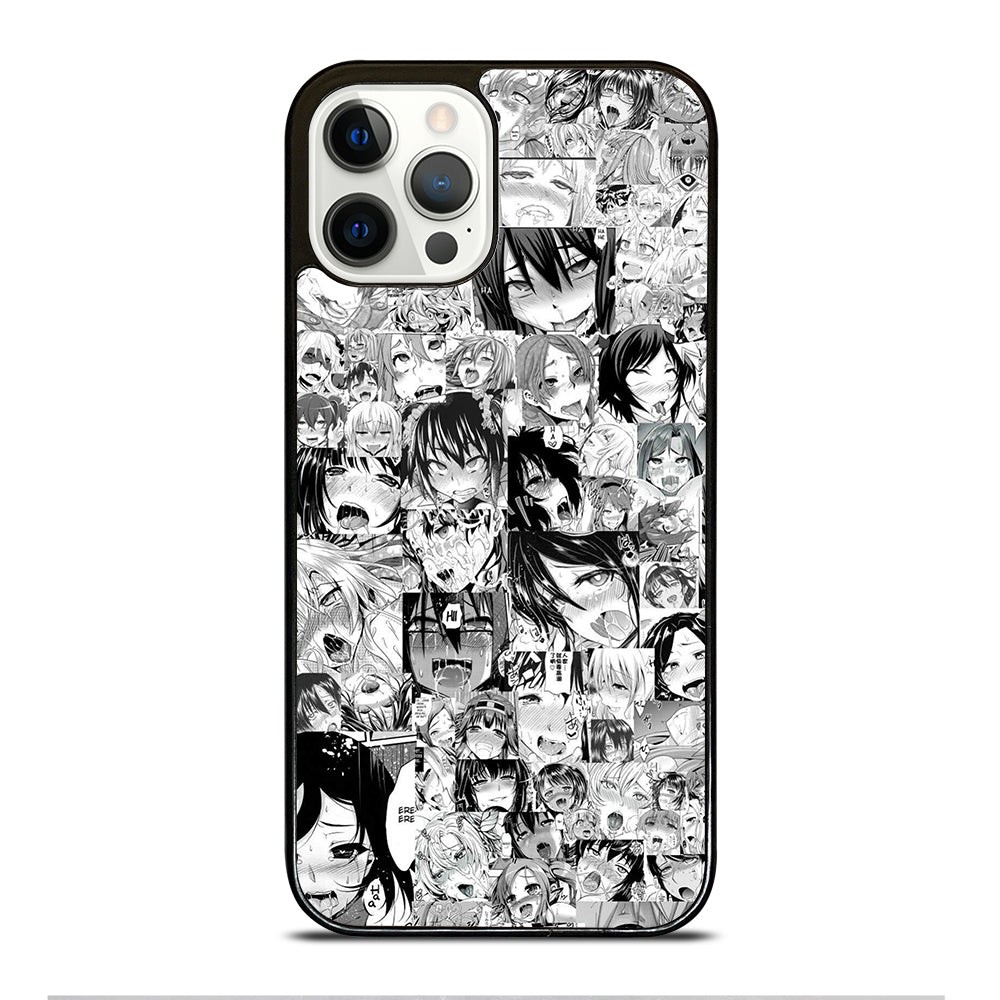 Ahegao Comic Anime iPhone 12 Pro Case