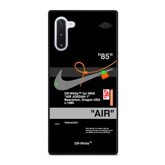 Air Jordan 1 Nike Off White Samsung Galaxy Note 10 Case