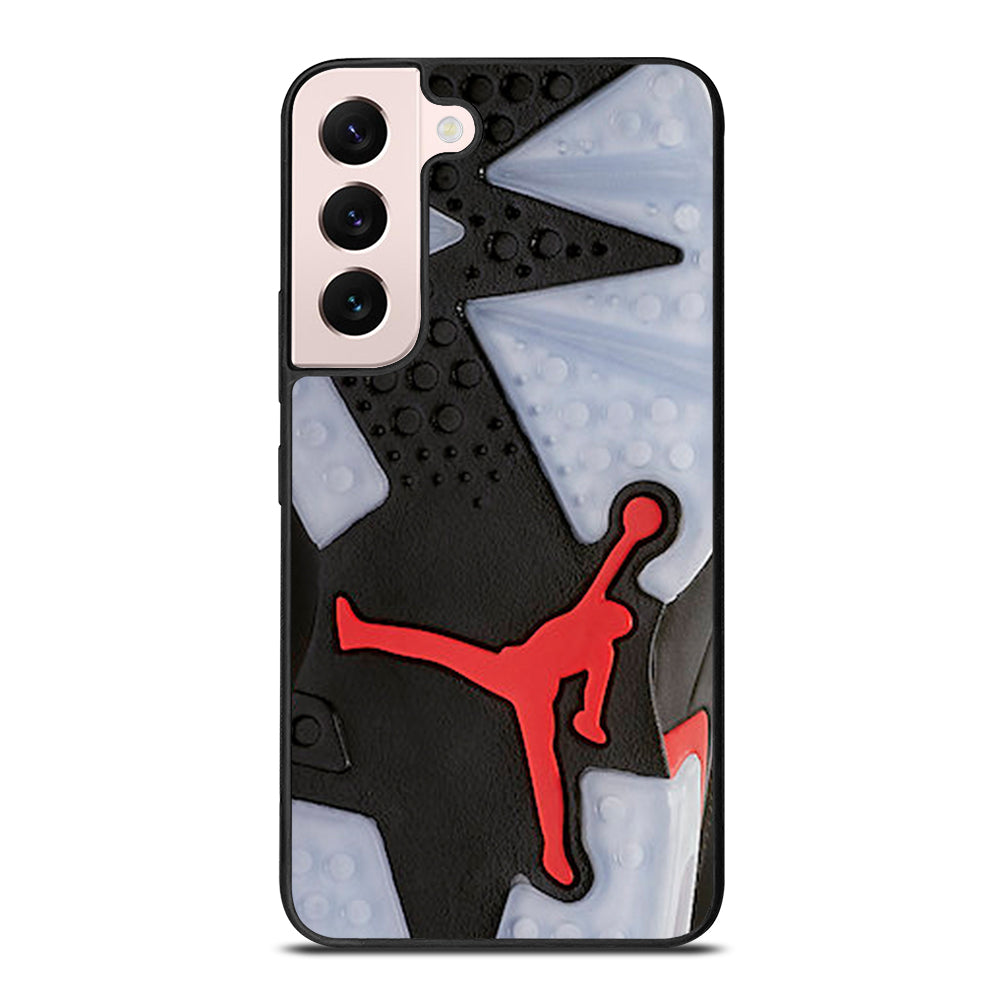 Air Jordan Black Red Sole Samsung Galaxy S22 Plus 5G Case
