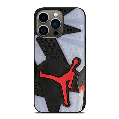 Air Jordan Black Red Sole iPhone 13 Pro Case