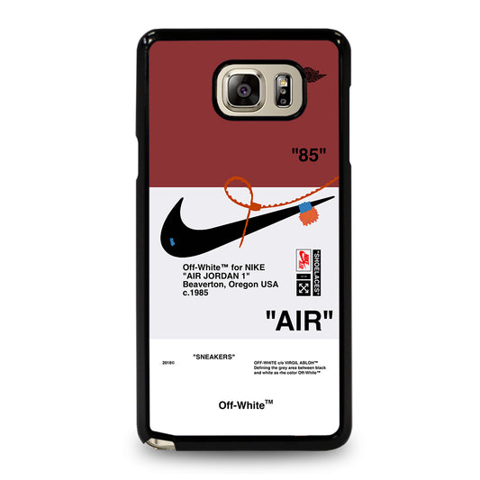 Air Jordan Nike Off White Samsung Galaxy Note 5 Case