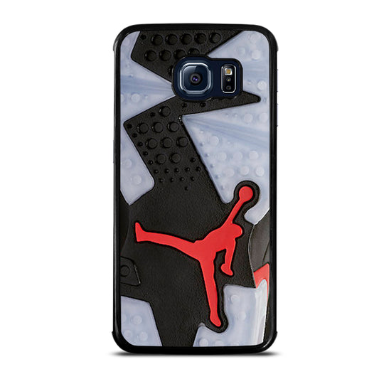 Air Jordan Black Red Sole Samsung Galaxy S6 Edge Case