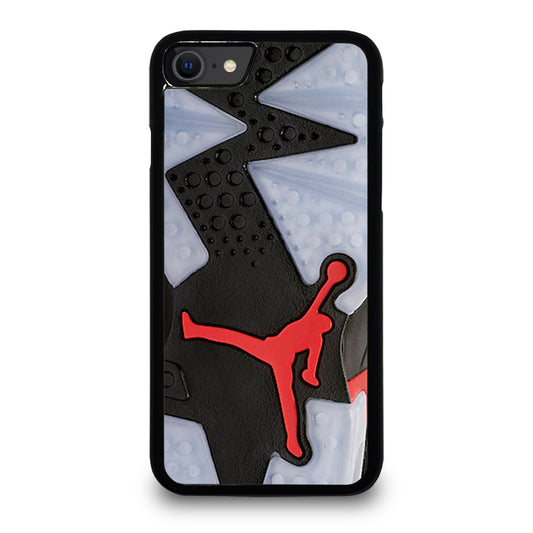 Air Jordan Black Red Sole iPhone SE 2020 Case