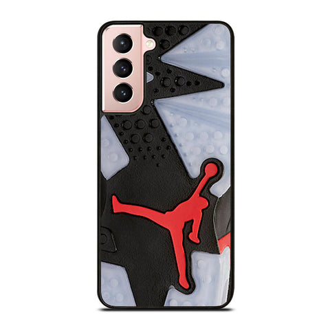 Air Jordan Black Red Sole Samsung Galaxy S21 5G Case