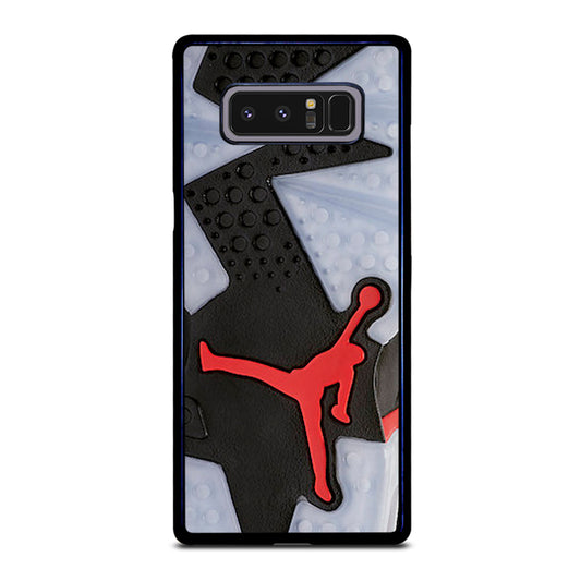 Air Jordan Black Red Sole Samsung Galaxy Note 8 Case