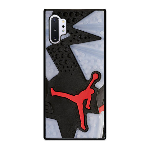 Air Jordan Black Red Sole Samsung Galaxy Note 10 Plus Case