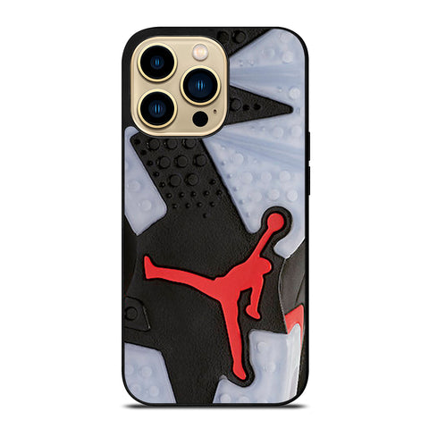 Air Jordan Black Red Sole iPhone 14 Pro Max Case