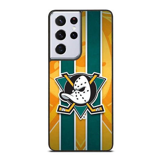 Anaheim Ducks Ice Hockey Logo Samsung Galaxy S21 Ultra 5G Case