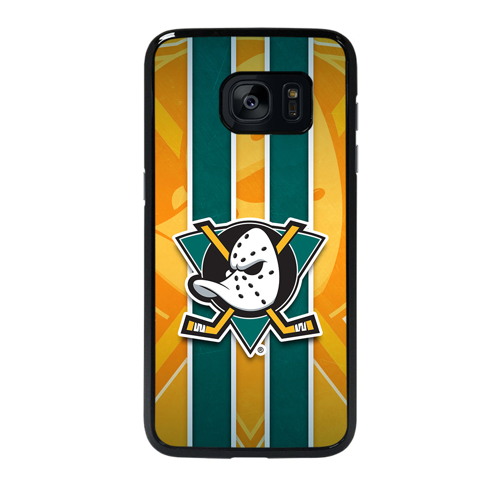 Anaheim Ducks Ice Hockey Logo Samsung Galaxy S7 Edge Case