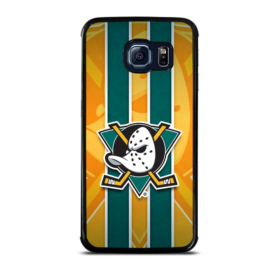 Anaheim Ducks Ice Hockey Logo Samsung Galaxy S6 Edge Case