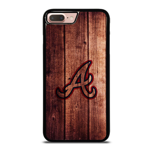 Atlanta Braves Wood Logo iPhone 7 Plus / 8 Plus Case
