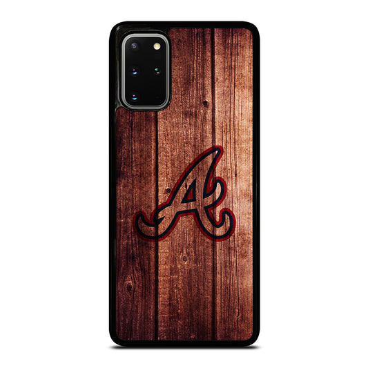 Atlanta Braves Wood Logo Samsung Galaxy S20 Plus / S20 Plus 5G Case