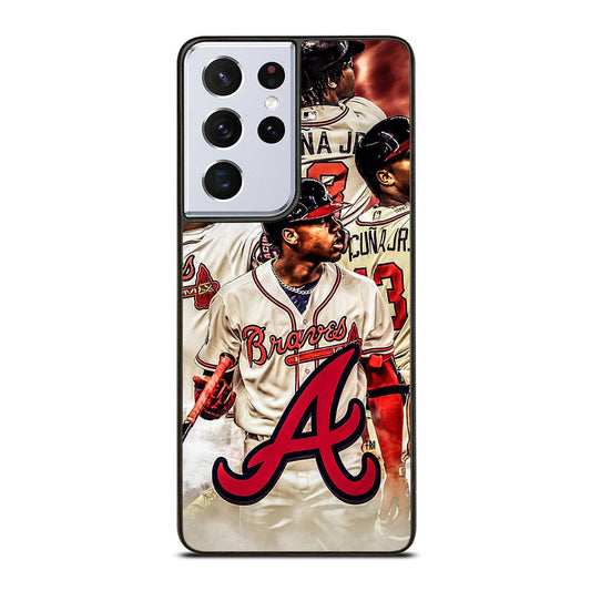 Atlanta Braves Acuna Jr Samsung Galaxy S21 Ultra 5G Case