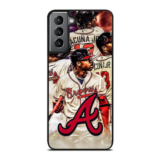 Atlanta Braves Acuna Jr Samsung Galaxy S21 Plus 5G Case