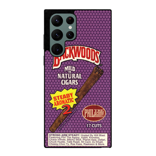 BACKWOODS CIGARS MILD Samsung Galaxy S22 Ultra 5G Case
