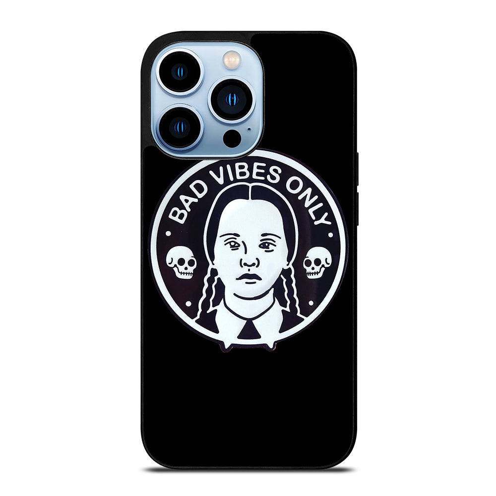 BAD VIBES ONLY WEDNESDAY ADDAMS iPhone 13 Pro Max Case