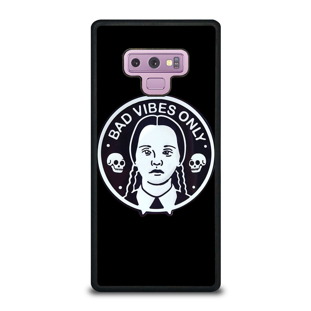 BAD VIBES ONLY WEDNESDAY ADDAMS Samsung Galaxy Note 9 Case