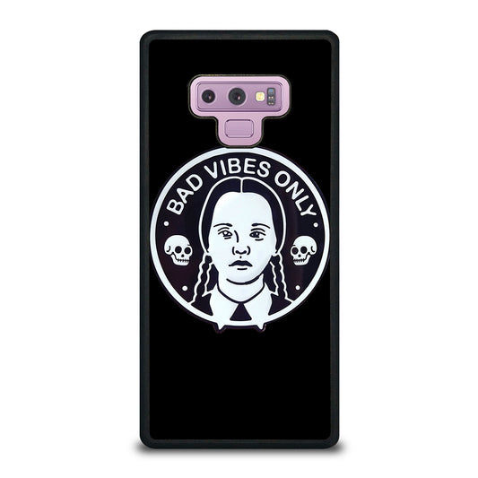 BAD VIBES ONLY WEDNESDAY ADDAMS Samsung Galaxy Note 9 Case