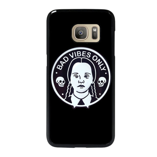 BAD VIBES ONLY WEDNESDAY ADDAMS Samsung Galaxy S7 Case