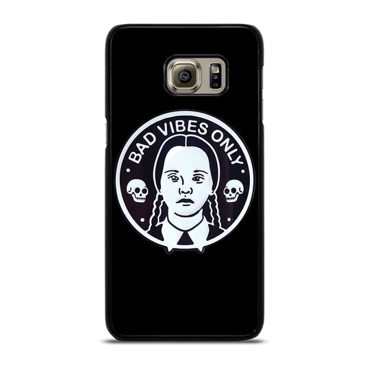 BAD VIBES ONLY WEDNESDAY ADDAMS Samsung Galaxy S6 Edge Plus Case