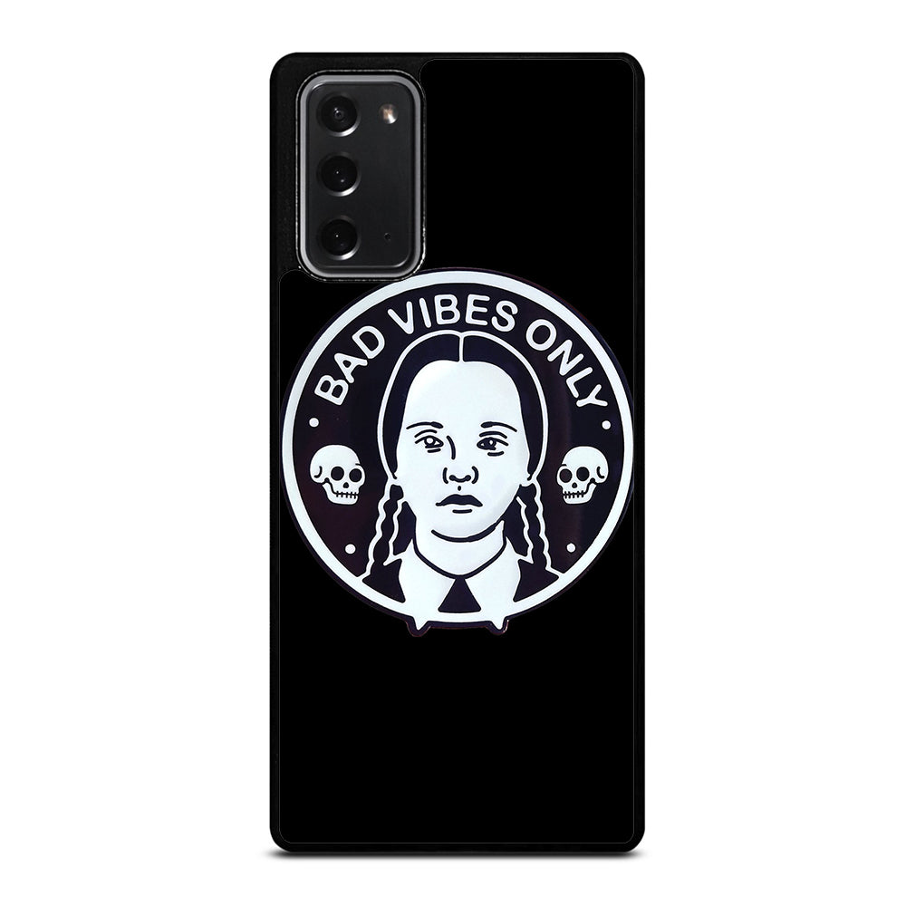 BAD VIBES ONLY WEDNESDAY ADDAMS Samsung Galaxy Note 20 Case