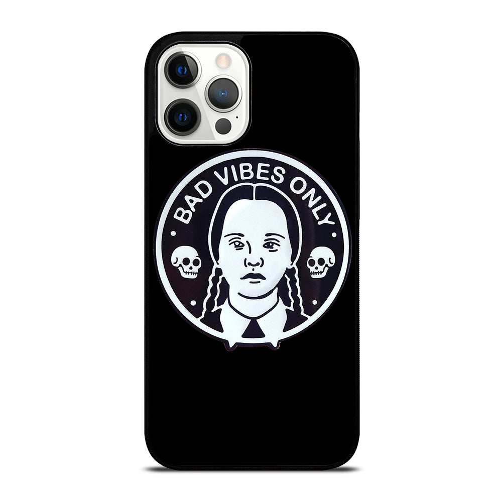 BAD VIBES ONLY WEDNESDAY ADDAMS iPhone 12 Pro Max Case